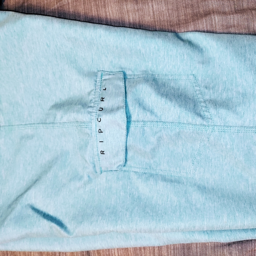 Men's rip curl board shorts size 28 aqua blue - Picture 4 of 4